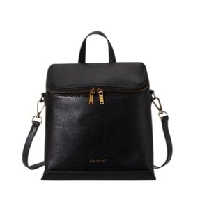 Bolvaint Paris The Adele Leather  Backpack Black NEW!!